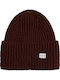 Heritage Beanie Γυναικείος Σκούφος Πλεκτός σε Καφέ χρώμα
