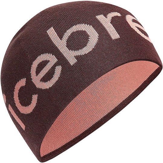 Beanie Unisex Beanie Knitted in Burgundy color