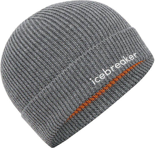 Beanie Unisex Σκούφος Πλεκτός σε Γκρι χρώμα