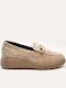 Δερμάτινα Γυναικεία Loafers σε Καφέ Χρώμα