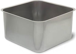 Commercial Square Inox Trough Welding 30x33x25cm