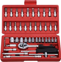 Set 46 Screwdrivers Sockets 12" Cra-46