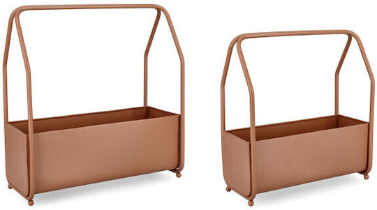 Bizzotto Keyra Каспо Металик Кафяви Подредба 2 Бр 52x22,5x52 См