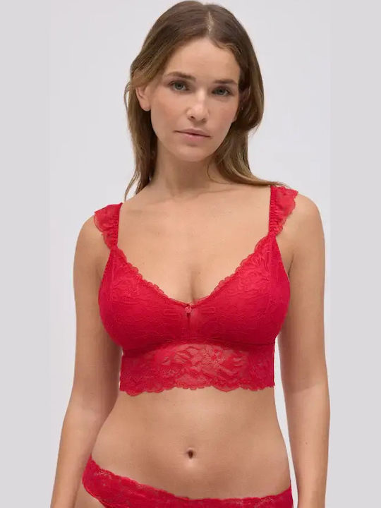 Ysabel Mora Bralette Σουτιέν Red Ysabel Mora Bralette Σουτιέν Red