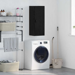 vidaXL Badezimmerschrank B34.5xT34xH90cm Schwarz
