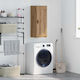 vidaXL Bathroom Cabinet L34.5xW34xH90cm Oak