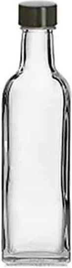Glass Bottle 100ml Marasca Lid 24 Plastic