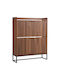 Wooden Shoe Organizer Brown 31.5x9.45x39.37cm