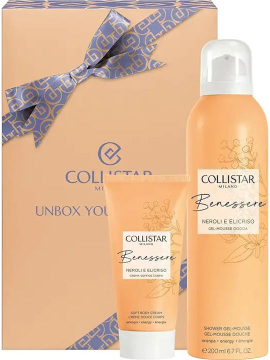 Collistar Benessere Skin Care Set for Moisturizing & Body Cleaning 2pcs