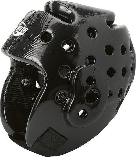 Sportica Adult Open Face Boxing Headgear Synthetic Leather Black