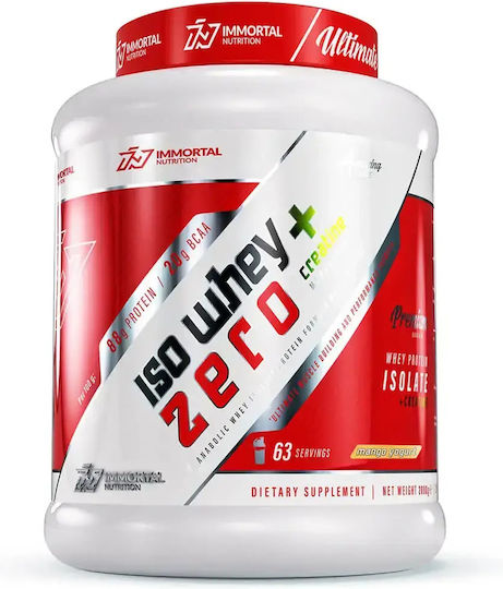 Iso Whey Zero + Creatine Protein Whey with Creatine Gluten & Lactose Free with Flavor Mango Yogurt 2kg