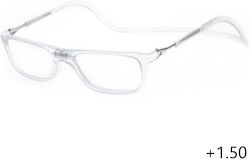 Magnifying Glasses Magnet Adjustable Frame +1.50 Transparent