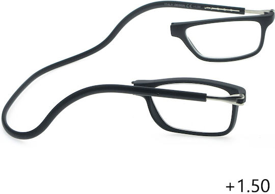 Vergrößerung Schutzbrillen Magnetisch Einstellbarer Rahmen +1.50 Schwarze