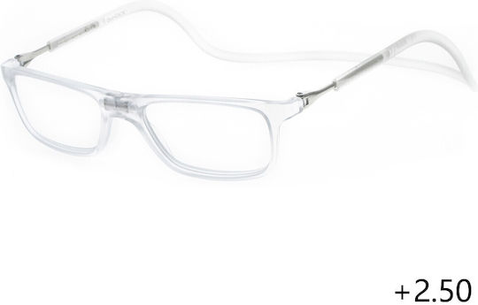 Ochelari Lupa Cu Magnet Cadru Reglabil +2.50 Transparent