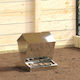 vidaXL Metal Feeder for Hens and Poultry with Capacity 4.65kg 40x40x45cm