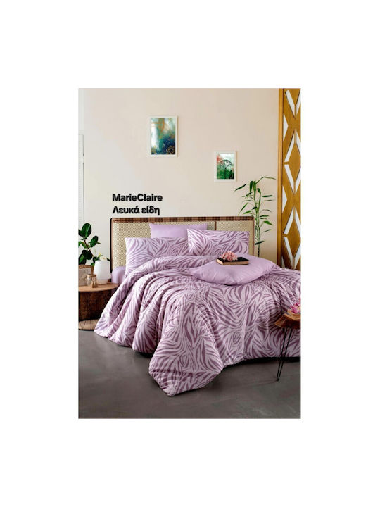 Mardim Cotton Duvet Cover Set 220x240cm Super King with 2 Pillowcases N.17