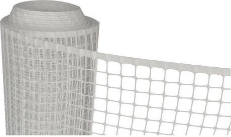 Geländer-Sicherheitsnetz Weiß Uv 225g/m² 1m