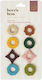 Σετ 8 Πολύχρωμα Διακριτικά Ποτηριών Link Felt Drink Tags Here's How