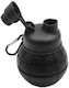 Foldable Silicone Camping Glass Black