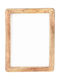 JK Home Decoration Mango Wooden Photo Frame with Brown Frame Colour