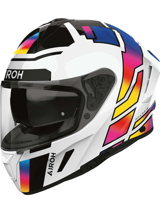 Airoh Spark 2 Lively Rainbow Gloss Motorcycle H...