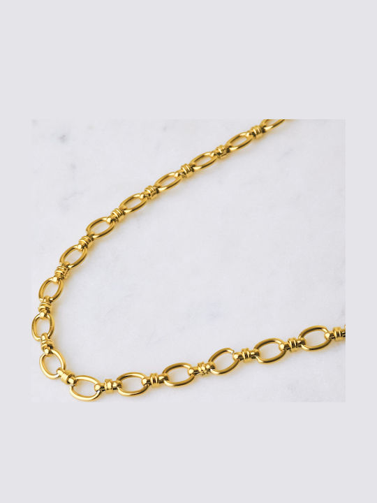 Makado Gold Plated Steel Neck Chain