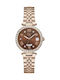 GC Watches Γυναικείο Ρολόι 34mm Μπαταρίας με Ροζ Μεταλλικό Μπρασελέ