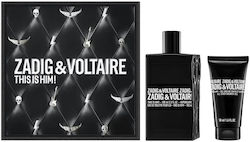 Zadig & Voltaire This Is Him! Ανδρικό Σετ με Eau de Toilette 2τμχ Zadig & Voltaire This Is Him! Ανδρικό Σετ με Eau de Toilette 2τμχ