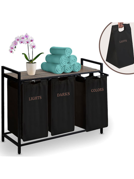 Massido Coș De Rufe Metalic 120lt 93x32x72cm Bej