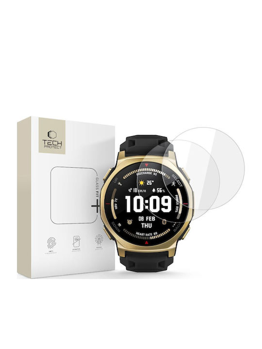 Sticlă Temperată Tech-protect Glass Fit+ 2-pack Amazfit T-Rex 3 Pro 44mm Transparent