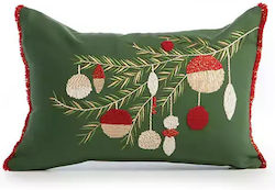 Weihnachtsdekoratives Kissen Noel Grün Rot Nef-nef Homeware 30x45