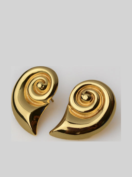 Makado Earrings made of Steel Gold Plated