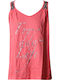 Damen Bluse Koralle