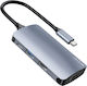 Yesido 3 Port Hub with USB-A Connection Gray