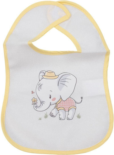 Kamtex Baby Waterproof Bib Fabric with Hoop & Loop Fastener Yellow