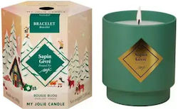 My Jolie Candle Noel Frosted Pine Gold Bracelet Christmas Candle Jewelry Bracelet Surprise