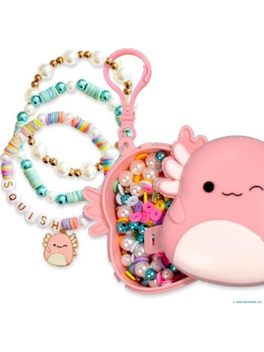 Horizon Group Usa Squishmallows Original Archie Axolotl Keychain Bracelet Making Kit Hg238095