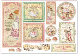 Stamperia Ριζόχαρτο Decoupage 48x33cm Patisserie