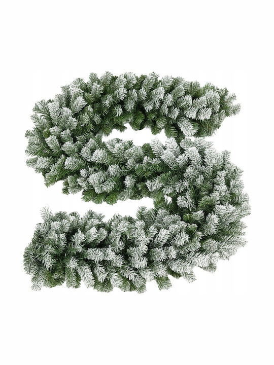 Christmas Snowy Garland Green-White 29x270cm 00026244