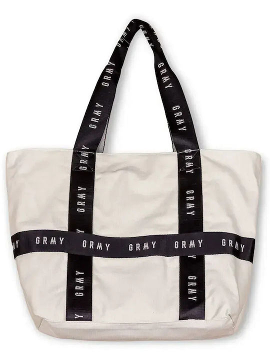 Grimey Snow Fox Canvas Tote Bag Gctb138 Off White One Size