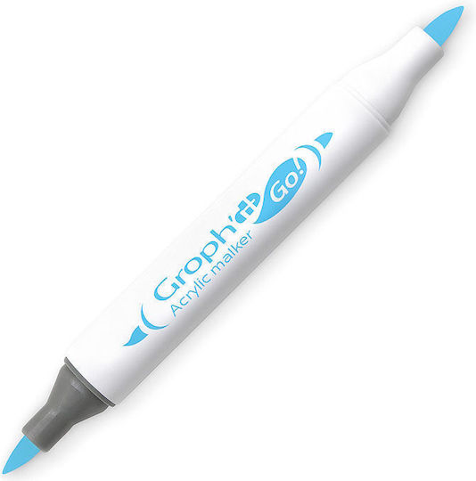 Acrylic Marker Graph It Double Tip Brush Caribbean 7140