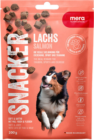 Meradog Snacker Salmon 200 Gr – Grain Free Λιχουδιά Σκύλου Σολομό 200gr