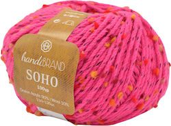 Soho Yarn Dralon Acrylic Wool 100gr Fuchsia Pom...