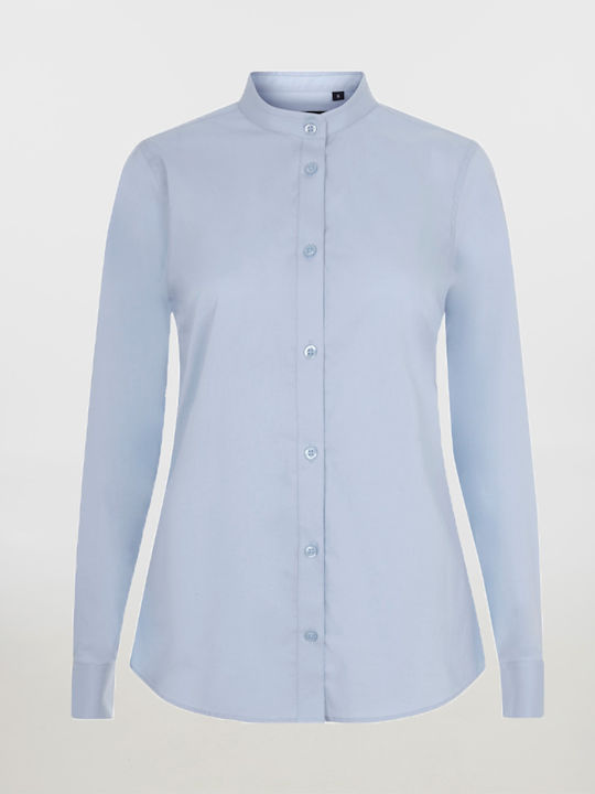 Damen Mao Stretch Hemd Langarm Velilla Masta-40...