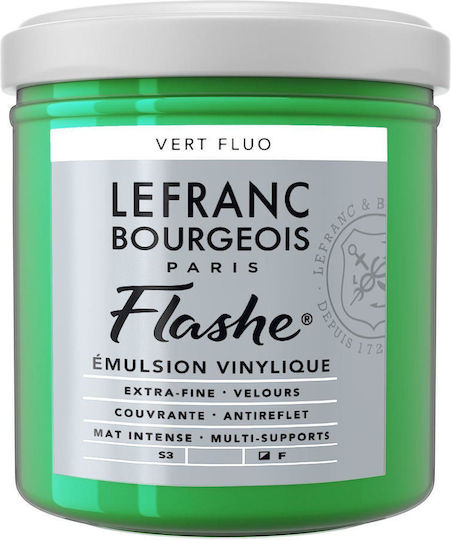 Lefranc & Bourgeois 125ml Flashe Acrylic 565 Series 3 Fluorescent Green
