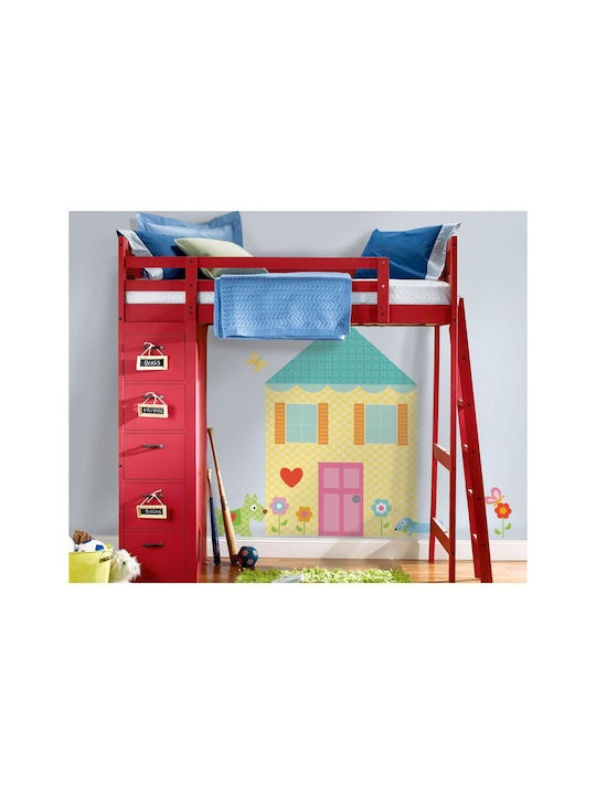 RoomMates Decor Детска стикерна за стена Стена 84x122бр