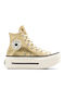 Chuck Taylor All Star Lift Flatforms Botine Pentru Femei Light Gold / Egret / Negru