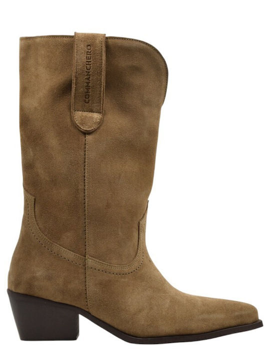 Commanchero Original Leather Women's Boots Beige