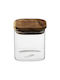 Marva Allgemeine Verwendung Glasvase mit Deckel Transparent 600ml