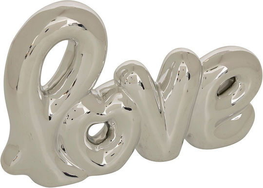 Διακοσμητικό Χώρου 21.4x4x14 A-s Love 211740 Silver 21.4x4x14